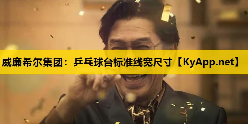 乒乓球台标准线宽尺寸